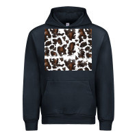 Navy cowhide pattern Urban Hoodie - RanaPortraitStore