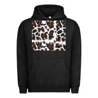 Pigment Black cowhide pattern Urban Hoodie - RanaPortraitStore
