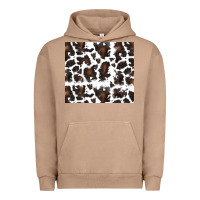 Pigment Burro cowhide pattern Urban Hoodie - RanaPortraitStore