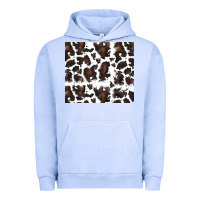 Pigment Grape Ice cowhide pattern Urban Hoodie - RanaPortraitStore