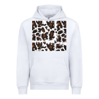 White cowhide pattern Urban Hoodie - RanaPortraitStore