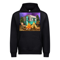 Black camping Urban Hoodie - RanaPortraitStore