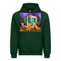 Forest Green camping Urban Hoodie - RanaPortraitStore