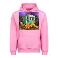 Fuchsia Pink camping Urban Hoodie - RanaPortraitStore