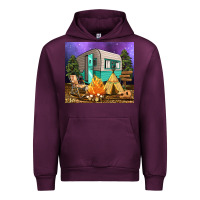 Mauve Wine camping Urban Hoodie - RanaPortraitStore