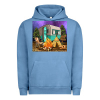 Pigment Pebble Blue camping Urban Hoodie - RanaPortraitStore