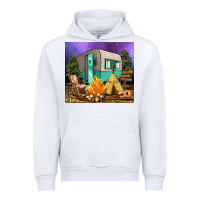 White camping Urban Hoodie - RanaPortraitStore