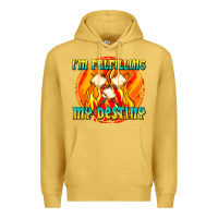 Antique Gold i m fulfilling my destiny Premium Hoodie - texasbilliewilder