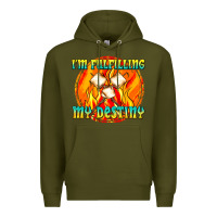 Army Green i m fulfilling my destiny Premium Hoodie - texasbilliewilder