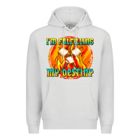 Dove Grey i m fulfilling my destiny Premium Hoodie - texasbilliewilder
