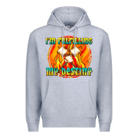 Heather Grey i m fulfilling my destiny Premium Hoodie - texasbilliewilder
