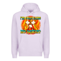 Lilac i m fulfilling my destiny Premium Hoodie - texasbilliewilder
