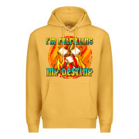 Mustard i m fulfilling my destiny Premium Hoodie - texasbilliewilder