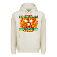 Oatmeal Heather i m fulfilling my destiny Premium Hoodie - texasbilliewilder