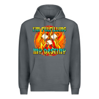 Rock i m fulfilling my destiny Premium Hoodie - texasbilliewilder