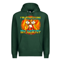 Sports Green i m fulfilling my destiny Premium Hoodie - texasbilliewilder