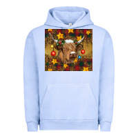 Pigment Grape Ice Christmas cow Urban Hoodie - RanaPortraitStore