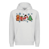 Dove Grey christmas gingerbread cookies Premium Hoodie - Zillion Design Studio