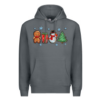Rock christmas gingerbread cookies Premium Hoodie - Zillion Design Studio