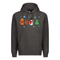 Smoke christmas gingerbread cookies Premium Hoodie - Zillion Design Studio
