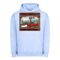 Pigment Grape Ice christmas farm and truck Urban Hoodie - RanaPortraitStore