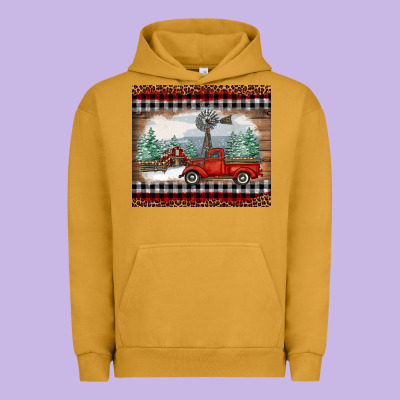 Urban Hoodie christmas farm and truck