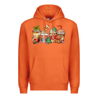 Carrot christmas gingerbread coffee cups Premium Hoodie - Zillion Design Studio