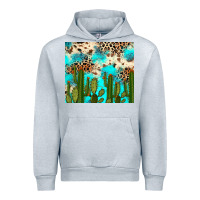 Cactus Turquoise Leopard Cowhide Tumbler Rana Urban Hoodie | Teevron