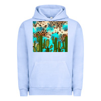 Pigment Grape Ice cactus turquoise leopard cowhide tumbler rana Urban Hoodie - RanaPortraitStore