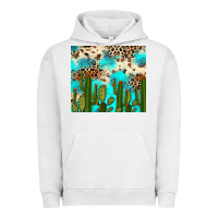 Pigment Lunar Rock cactus turquoise leopard cowhide tumbler rana Urban Hoodie - RanaPortraitStore
