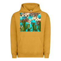 Pigment Peanut Butter cactus turquoise leopard cowhide tumbler rana Urban Hoodie - RanaPortraitStore