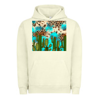 Pigment Pistachio cactus turquoise leopard cowhide tumbler rana Urban Hoodie - RanaPortraitStore