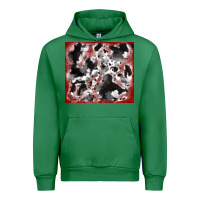 Emerald cowhide glitter tooled leather Urban Hoodie - RanaPortraitStore