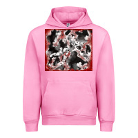 Fuchsia Pink cowhide glitter tooled leather Urban Hoodie - RanaPortraitStore