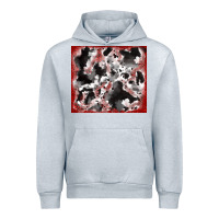 Heather Grey cowhide glitter tooled leather Urban Hoodie - RanaPortraitStore