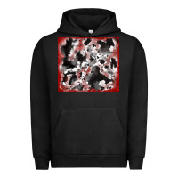 Pigment Black cowhide glitter tooled leather Urban Hoodie - RanaPortraitStore