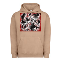 Pigment Burro cowhide glitter tooled leather Urban Hoodie - RanaPortraitStore