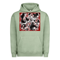Pigment Oil Green cowhide glitter tooled leather Urban Hoodie - RanaPortraitStore