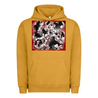 Pigment Peanut Butter cowhide glitter tooled leather Urban Hoodie - RanaPortraitStore
