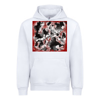 White cowhide glitter tooled leather Urban Hoodie - RanaPortraitStore