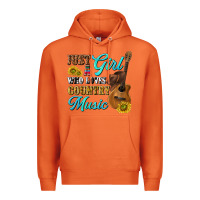 Carrot just a girl who loves country music Premium Hoodie - texasbilliewilder