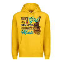 Lemon just a girl who loves country music Premium Hoodie - texasbilliewilder