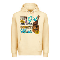 Pina Colada just a girl who loves country music Premium Hoodie - texasbilliewilder