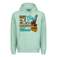 Seafoam just a girl who loves country music Premium Hoodie - texasbilliewilder