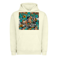 Pigment Pistachio cowgirl sunflower turquoise Urban Hoodie - RanaPortraitStore