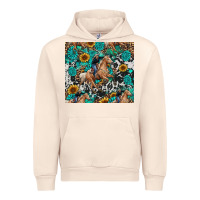 Sandshell cowgirl sunflower turquoise Urban Hoodie - RanaPortraitStore