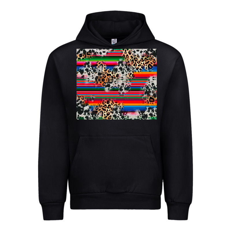Cowhide Leopard Serape Urban Hoodie by RanaPortraitStore | Teevron