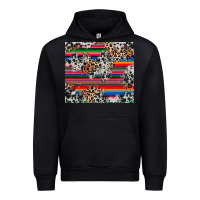 Foreset Green cowhide leopard serape Urban Hoodie - RanaPortraitStore