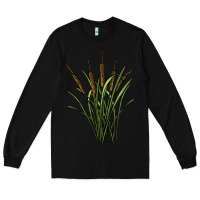 Black reeds Long Sleeve Tee - BarkalooDesign