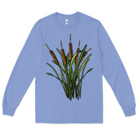 Colony Blue reeds Long Sleeve Tee - BarkalooDesign